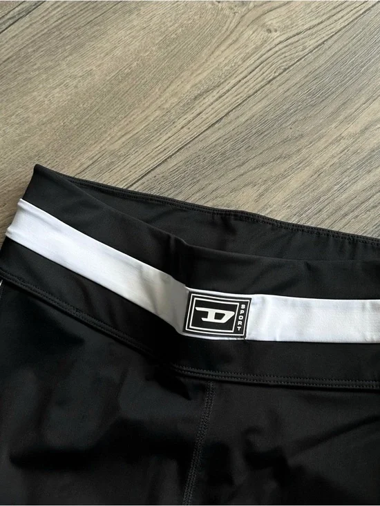 DIESEL Sport 55DSL Black Leggings - Picture 3 of 11